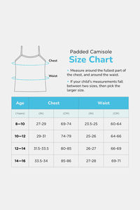 YouGotPlanB Girls Cotton Padded Camisole (Pack of 2) - Multicolor — thumbnail 10